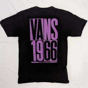 Vans Black and Purple Short Sleeve Tee
